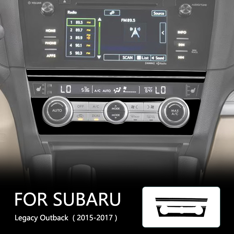 Car Accessories Brand - ABS Gloss preto adesivos para Subaru