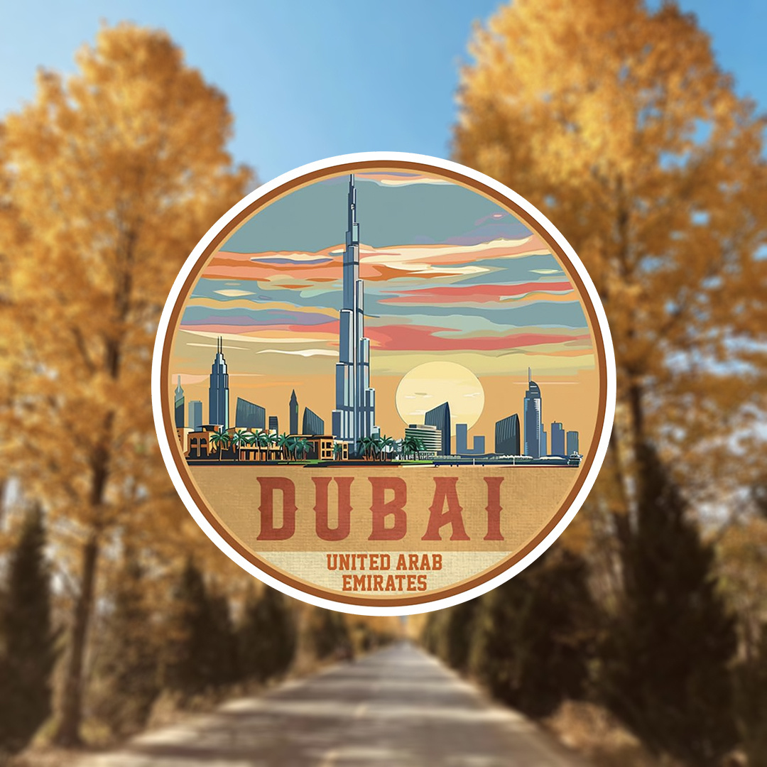 Car Accessories Uae - Adesivo de Vinil Souvenir de Dubai
