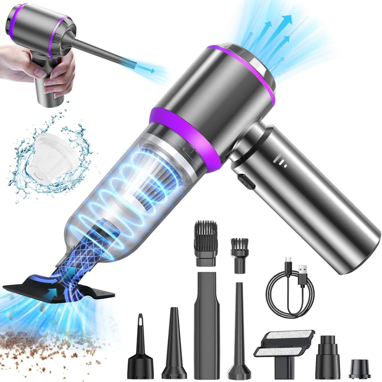 Car Vacuum Cleaner - Aspirador de Carro Poderoso | Aspirador