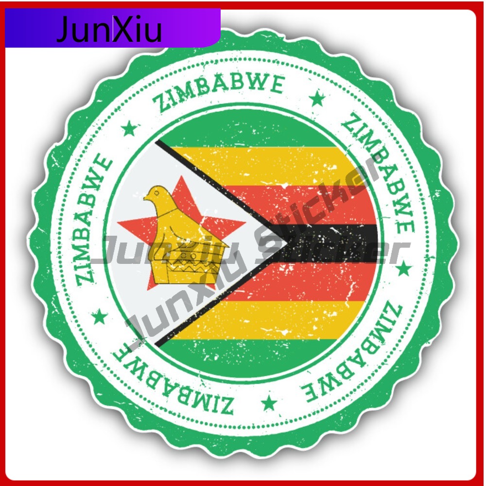 Car Accessories Zimbabwe - Adesivo de Carro com Bandeira do