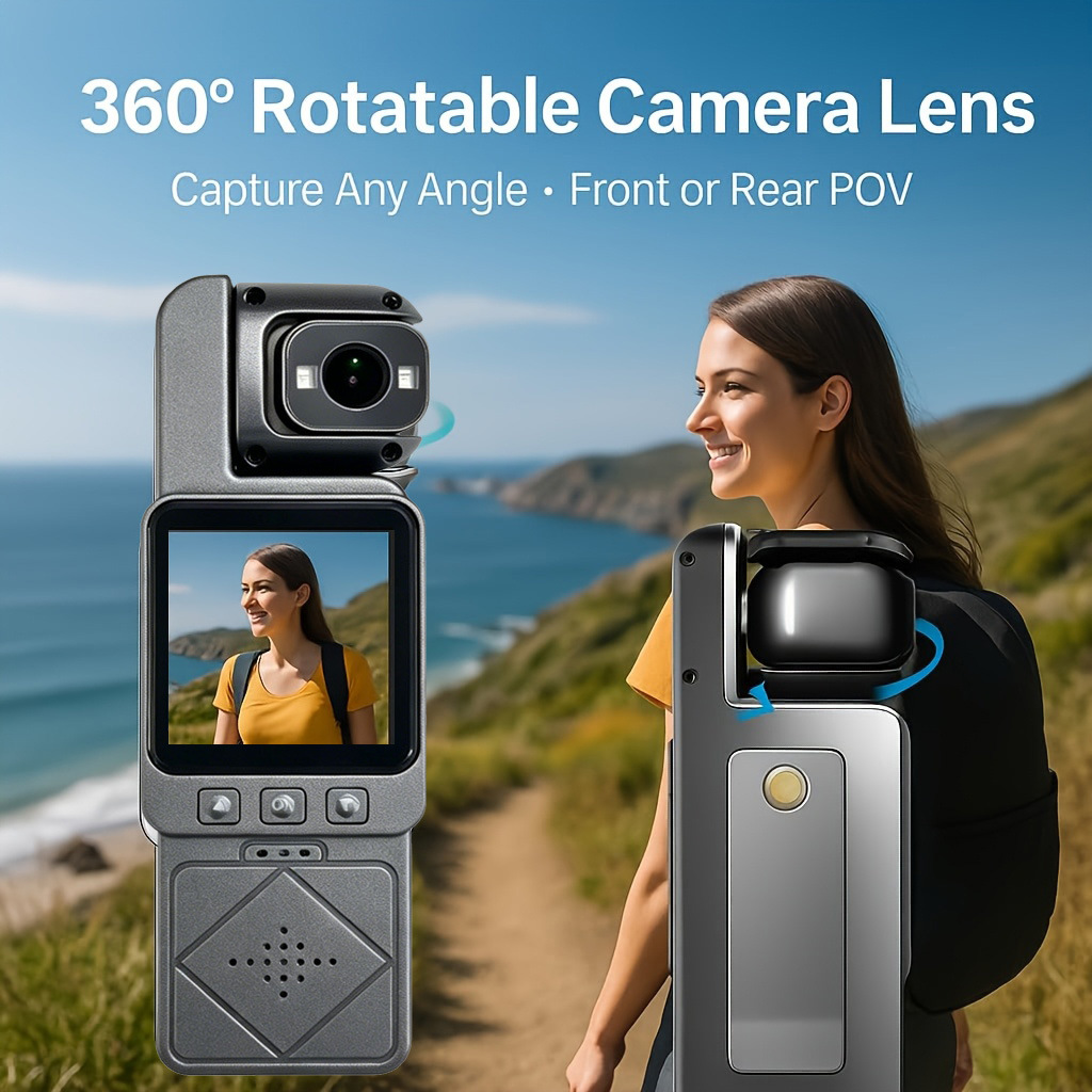 Car Accessories Online - Câmera de Ação Portátil DV02 4K