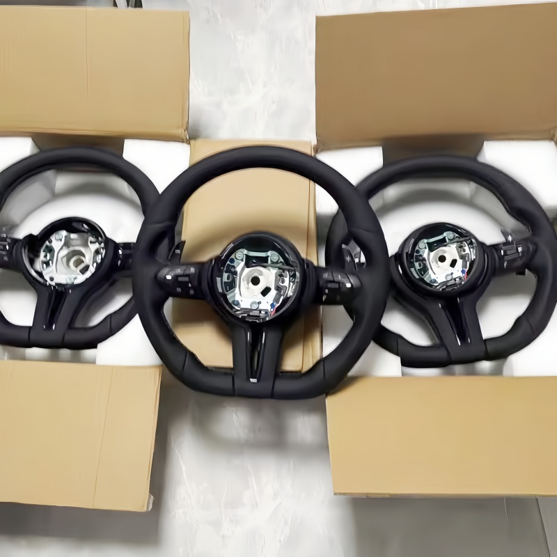 Car Accessories Papar - Volante de couro para BMW F10