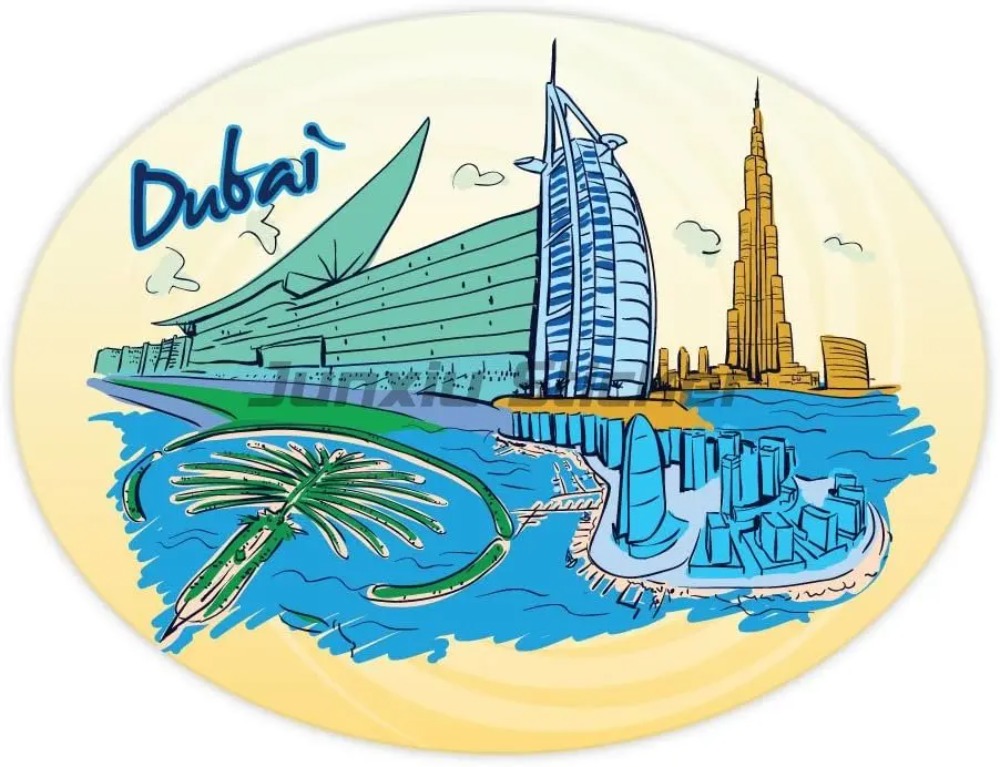 Car Accessories In Dubai - Adesivo Decorativo de PVC com Bandeira