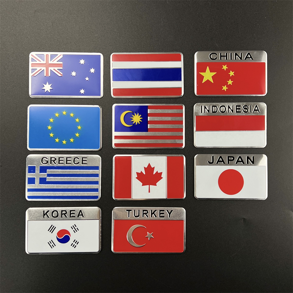 Car Accessories Uae - Adesivo de alumínio Bandeira Nacional EUA