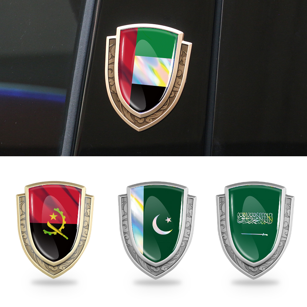 Car Accessories Uae - Adesivo Decorativo 3D de Metal para