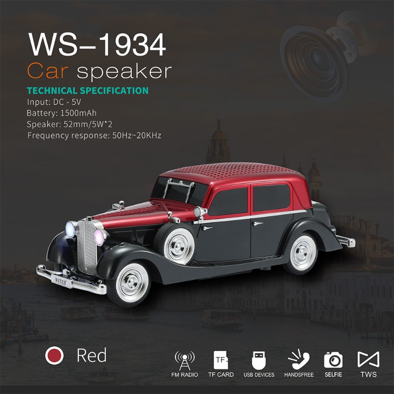 Car Accessories Amazon - WS-1934 sem fio forma do carro
