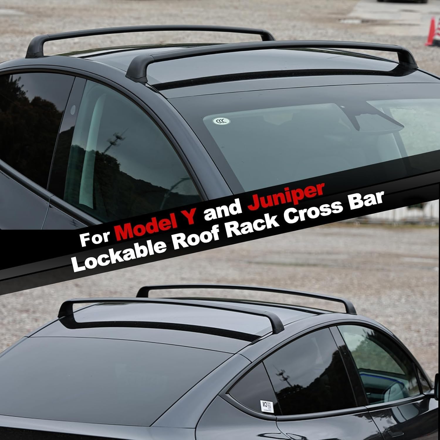 Car Roof Rack Cross Bar - Bagageiro de Teto para Tesla Model