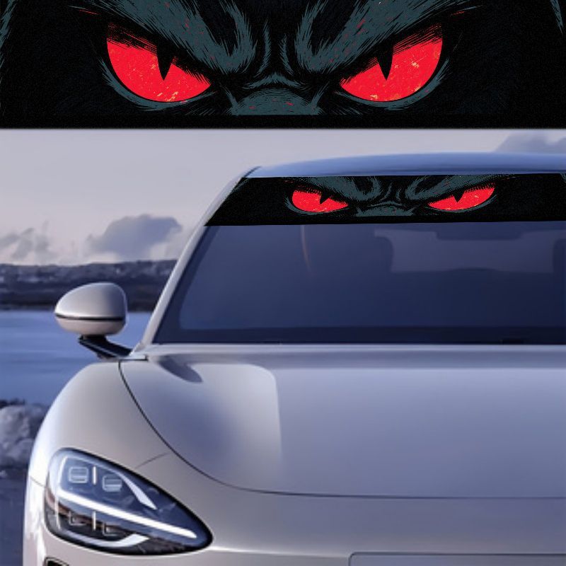 Adesivo de Vinil Gráfico Olhos - Car Accessories Banner avaliação e preço