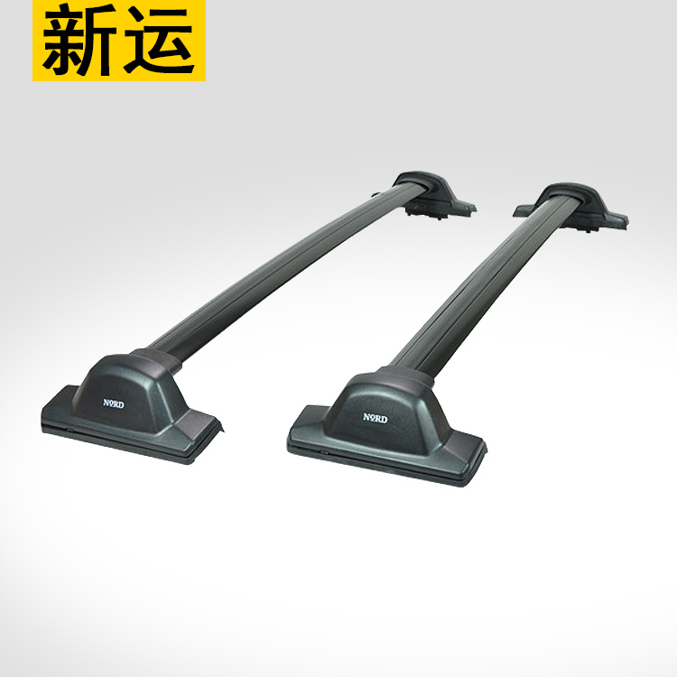 SHITURUI-preto lado trilhos ca - Car Roof Rack Cross Bar avaliação e preço