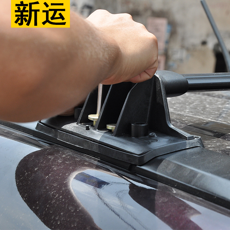 SHITURUI-preto lado trilhos ca - Car Roof Rack Cross Bar avaliação e preço