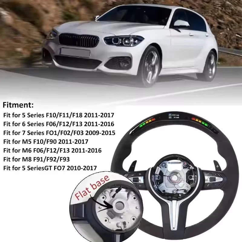 Volante de couro para BMW F10  - Car Accessories Papar avaliação e preço