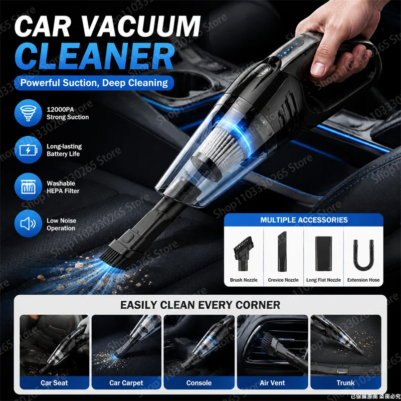 Aspirador de Carro Portátil Se - Car Vacuum Cleaner avaliação e preço