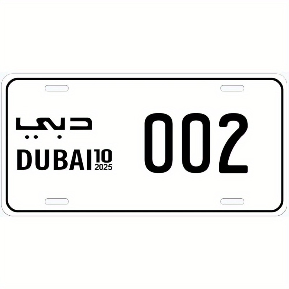 Chic Flat Dubai 002 Placa de L - Car Accessories In Dubai avaliação e preço