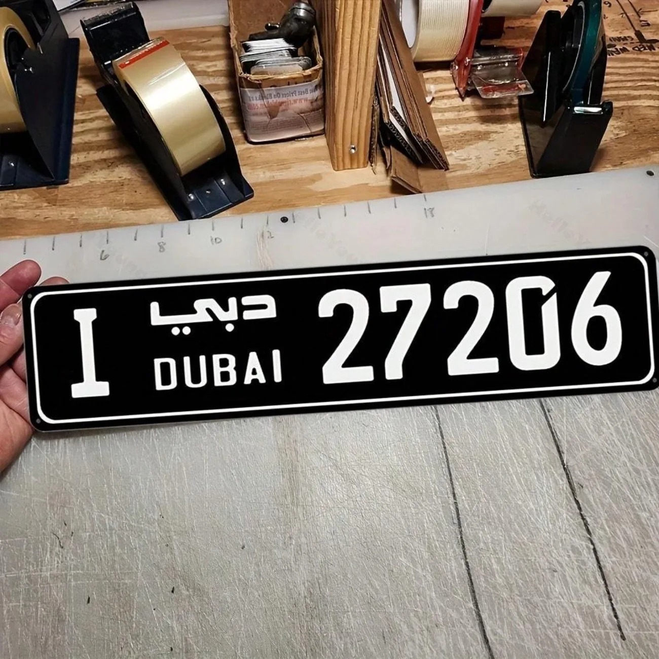 Placa de Rua de Alumínio Grava - Car Accessories In Dubai avaliação e preço