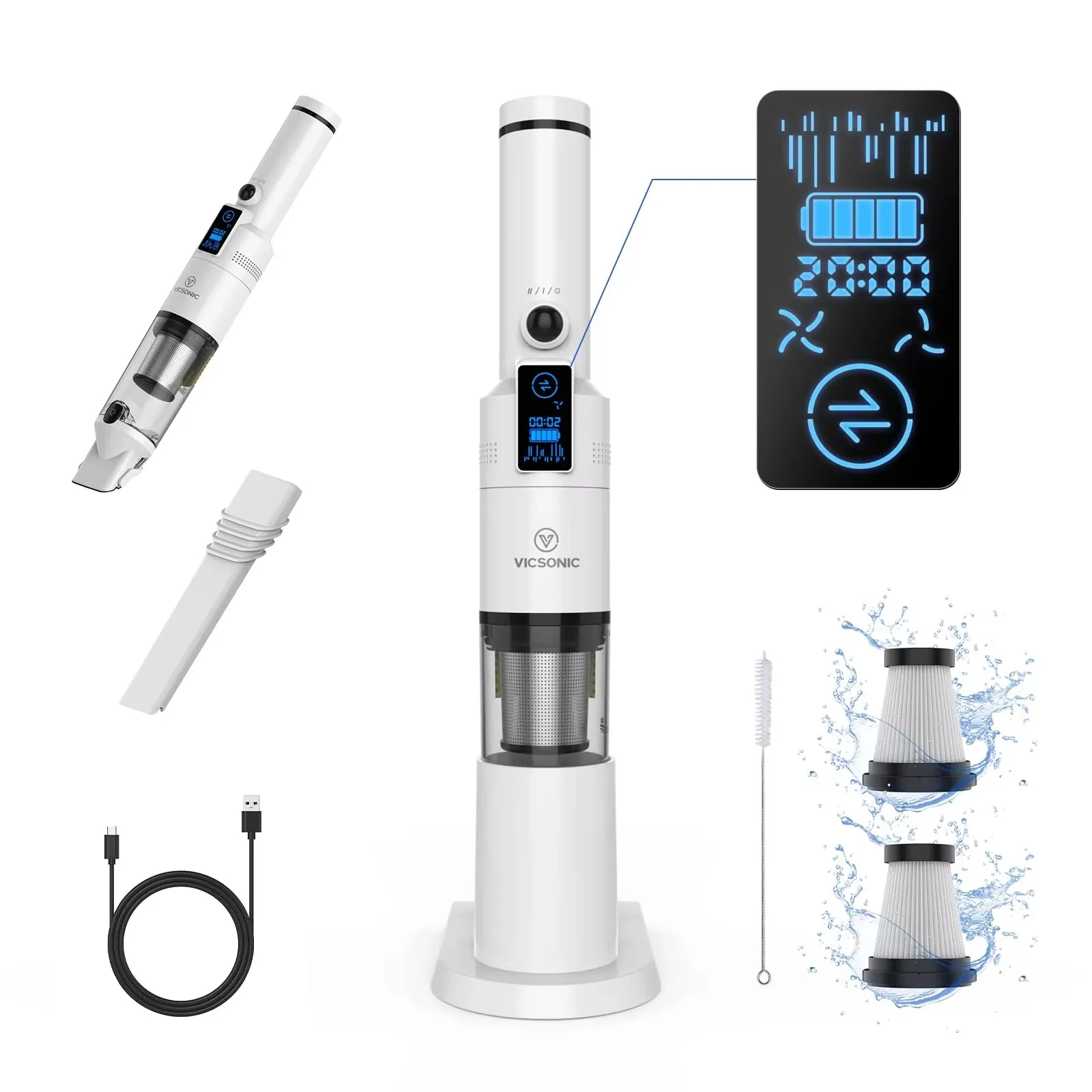 Aspirador de pó portátil para  - Car Vacuum Cleaner avaliação e preço