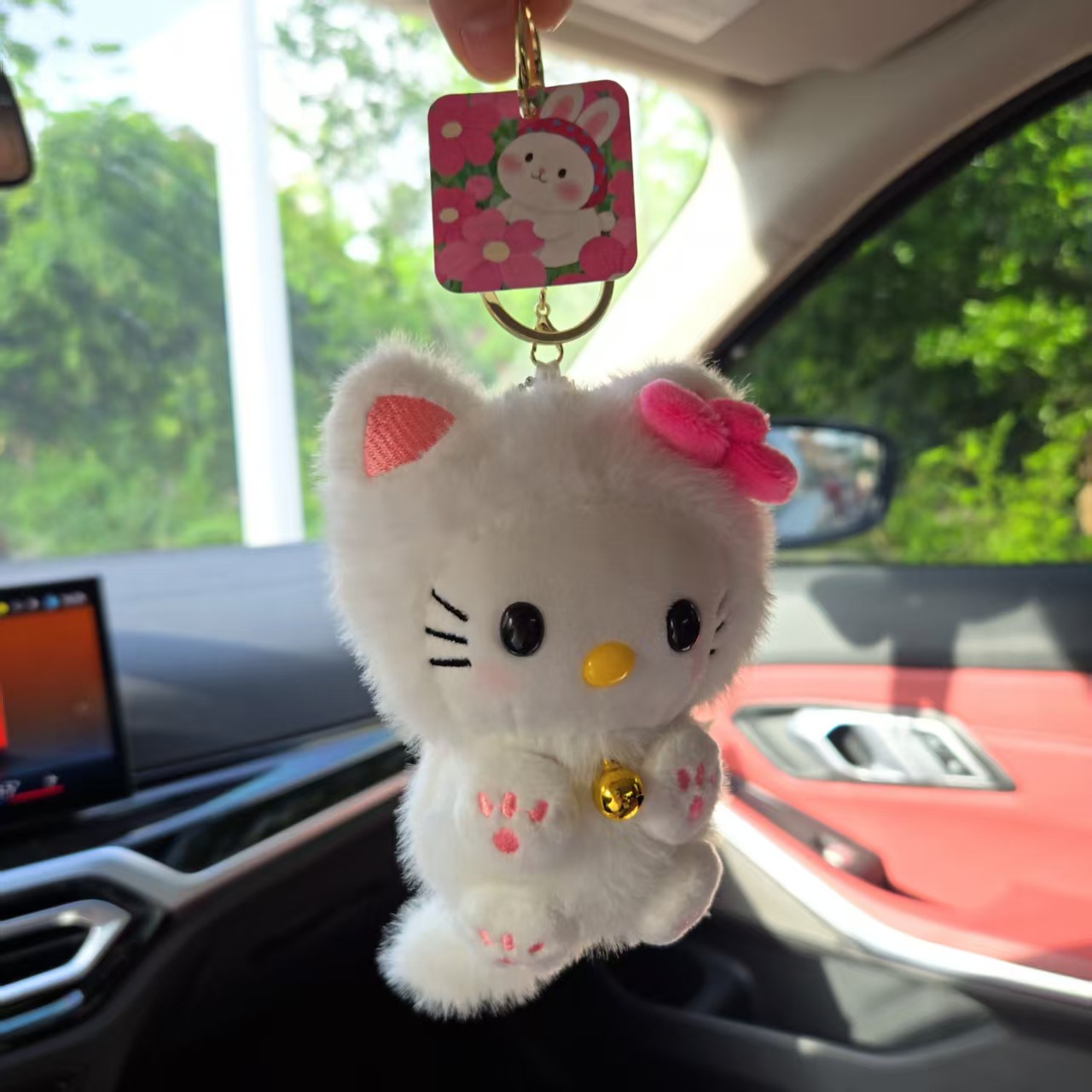 Pingente de Gato Kawaii HelloK - Car Accessories Papar avaliação e preço
